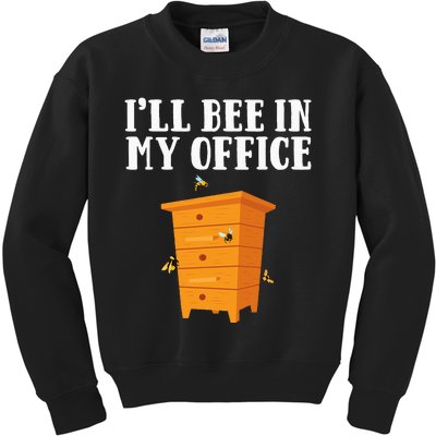 Cool Beekeeper Art Beekeeping Bee Lover Honeybee Kids Sweatshirt