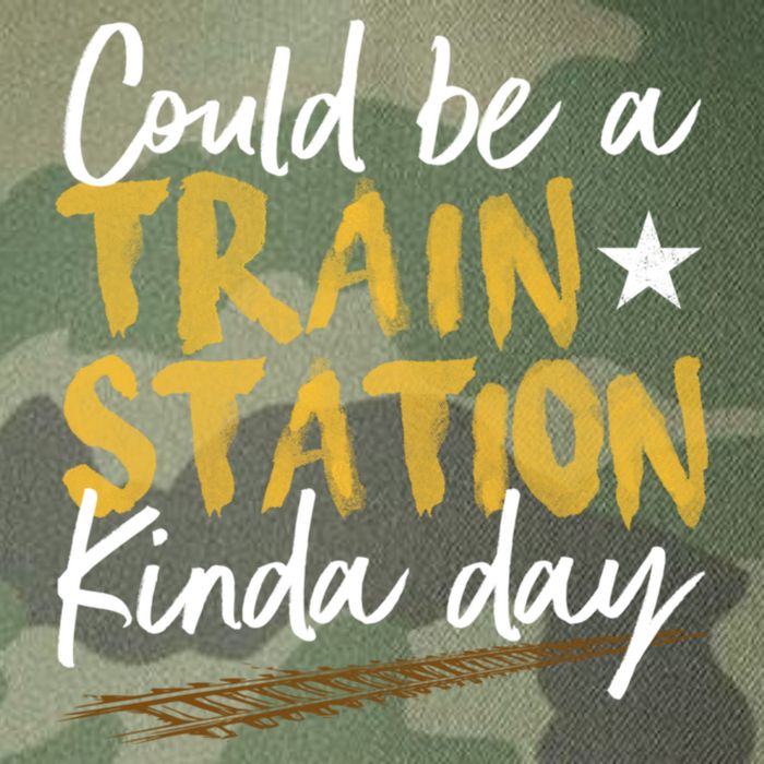 Could Be A Train Station Kind Of Day Womens Legacy Tie Dye Trucker Hat