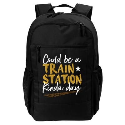 Could Be A Train Station Kind Of Day Womens Backpack