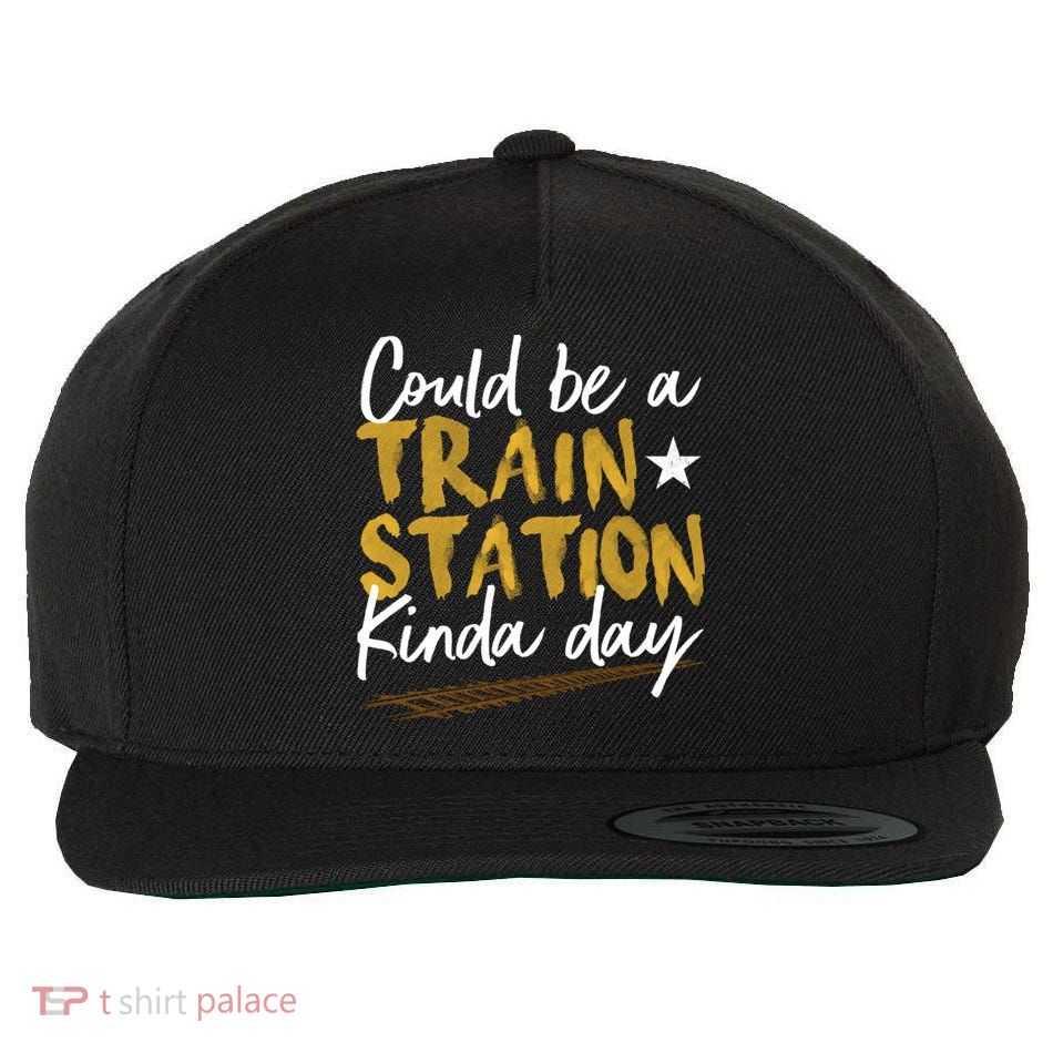 Could Be A Train Station Kind Of Day Womens Wool Snapback Cap
