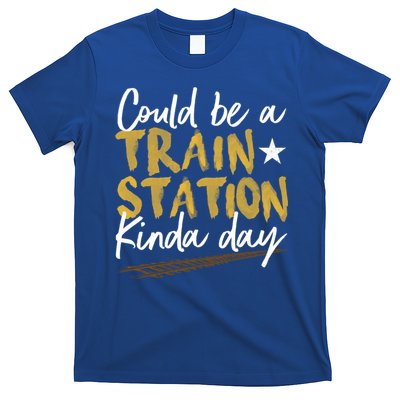 Could Be A Train Station Kind Of Day Womens T-Shirt