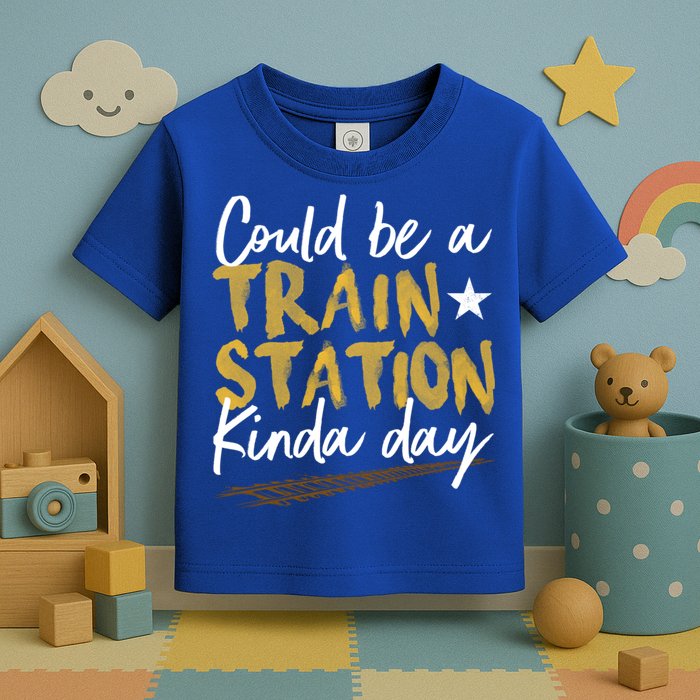 Could Be A Train Station Kind Of Day Womens Toddler T-Shirt