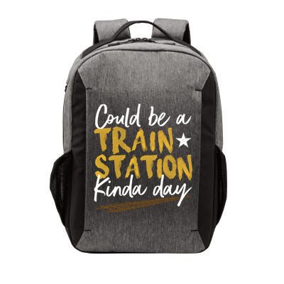 Could Be A Train Station Kind Of Day Womens Vector Backpack