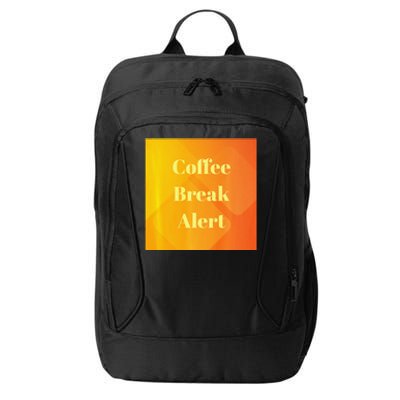 Coffee Break Alert Premium City Backpack