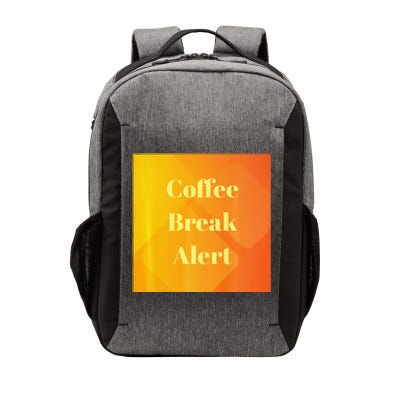 Coffee Break Alert Premium Vector Backpack