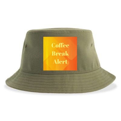 Coffee Break Alert Premium Sustainable Bucket Hat