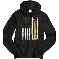 Craft Beer American Flag USA 4th Of July Brewery America Tie Dye Hoodie