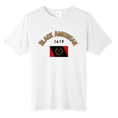 Cute Black American 1619 Black Afro American Heritage Flag Tall Fusion ChromaSoft Performance T-Shirt