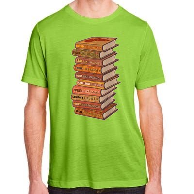 Celebrate Black African American History Figures Books Adult ChromaSoft Performance T-Shirt