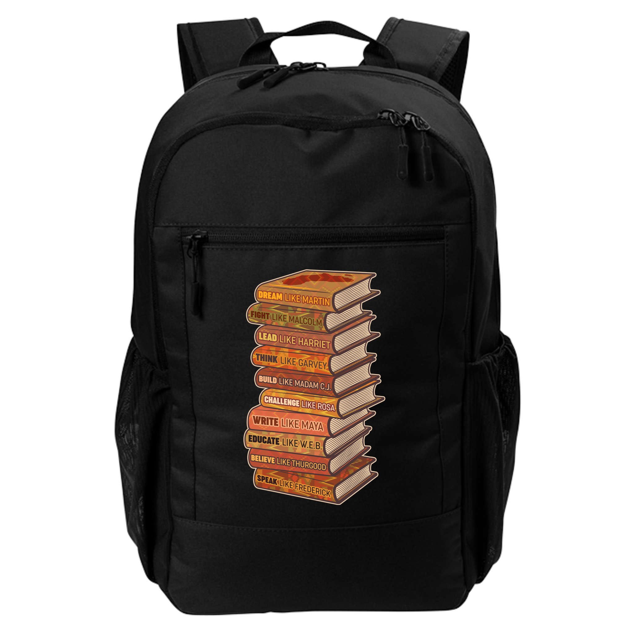 Celebrate Black African American History Figures Books Backpack