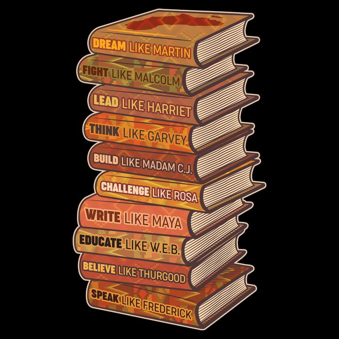 Celebrate Black African American History Figures Books Backpack
