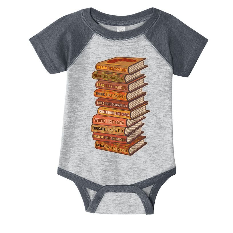 Celebrate Black African American History Figures Books Infant Baby Jersey Bodysuit