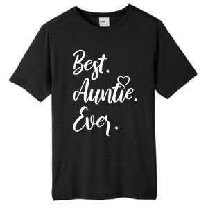 Cute Best Auntie Ever Tops For Aunts Gift Tall Fusion ChromaSoft Performance T-Shirt