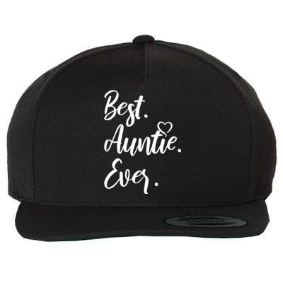 Cute Best Auntie Ever Tops For Aunts Gift Wool Snapback Cap