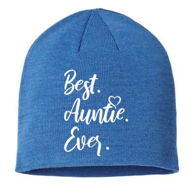 Cute Best Auntie Ever Tops For Aunts Gift Sustainable Beanie