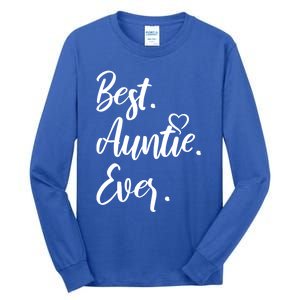 Cute Best Auntie Ever Tops For Aunts Gift Tall Long Sleeve T-Shirt