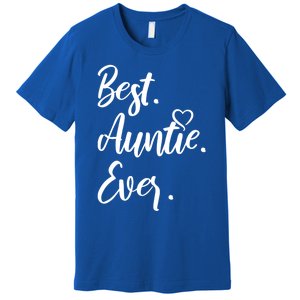 Cute Best Auntie Ever Tops For Aunts Gift Premium T-Shirt