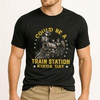 Could Be A Train Station Kinda Day Cooling Performance Crew T-Shirt