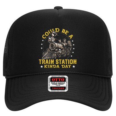 Could Be A Train Station Kinda Day Trucker Hat