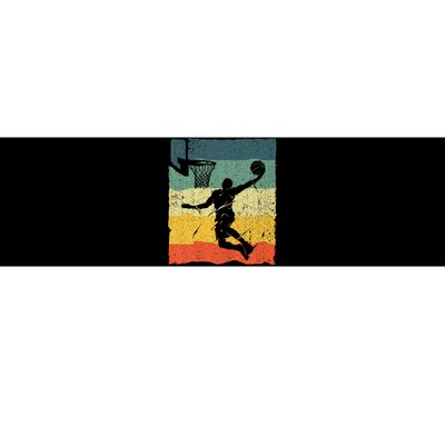 Cool Basketball Art Vintage Basketball Player Bumper Sticker