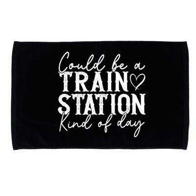 Could Be A Train Station Kinda Day Microfiber Hand Towel