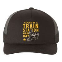 Could Be A Train Station Kinda Day Yupoong Adult 5-Panel Trucker Hat