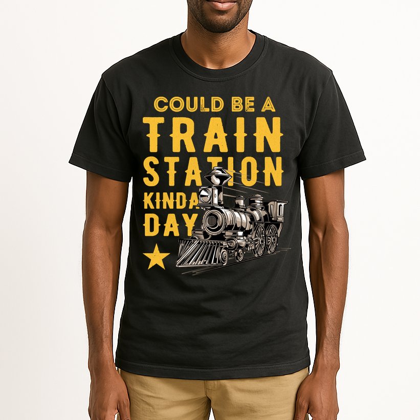Could Be A Train Station Kinda Day Tall T-Shirt