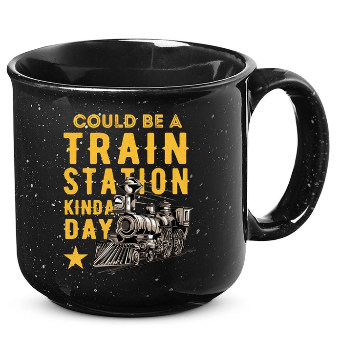 Could Be A Train Station Kinda Day 15oz Campfire Ceramic Mug