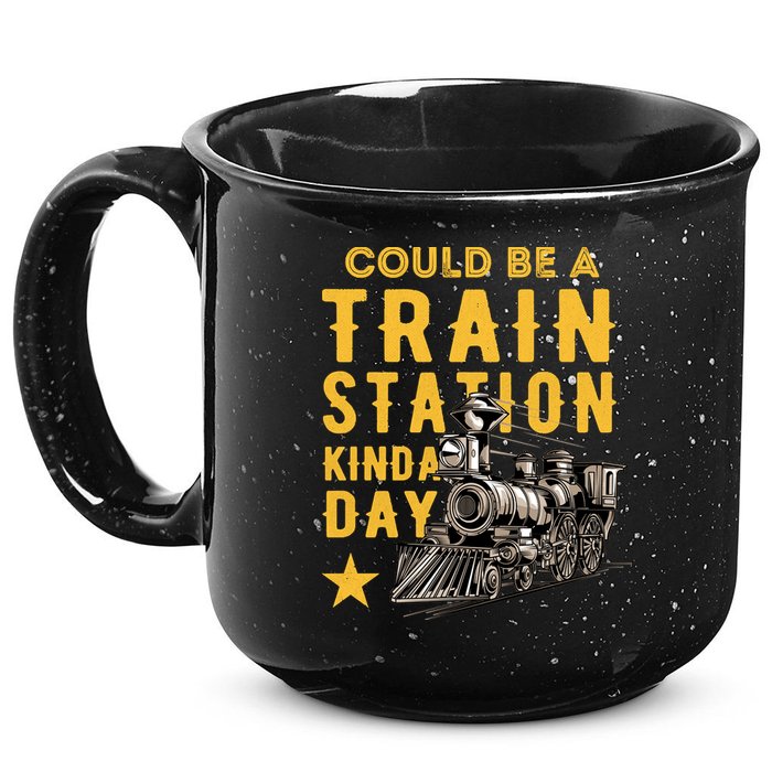 Could Be A Train Station Kinda Day 15oz Campfire Ceramic Mug