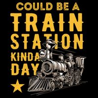 Could Be A Train Station Kinda Day Visor