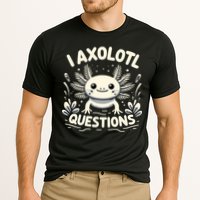 Cute Blue Axolotl Kawaii Funny I Axolotl Questions Performance Shirt