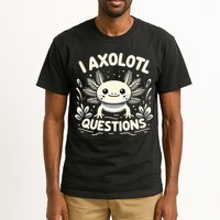 Cute Blue Axolotl Kawaii Funny I Axolotl Questions Tall T-Shirt
