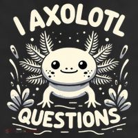 Cute Blue Axolotl Kawaii Funny I Axolotl Questions Microfiber Hand Towel