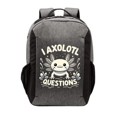 Cute Blue Axolotl Kawaii Funny I Axolotl Questions Vector Backpack