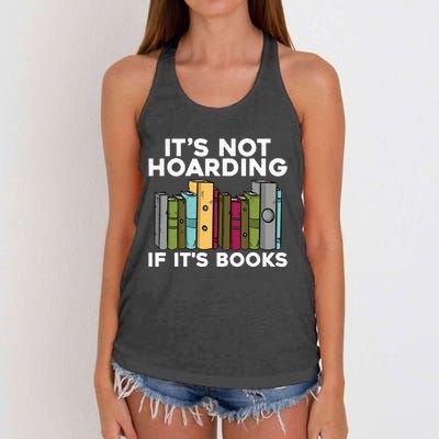 Cool Books Art Men Women Read Books Bookworm Library Reading Women's Knotted Racerback Tank