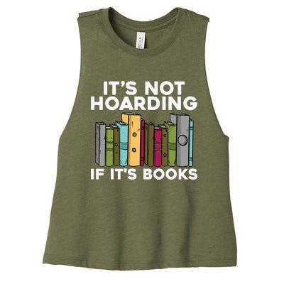 Cool Books Art Men Women Read Books Bookworm Library Reading Women's Racerback Cropped Tank