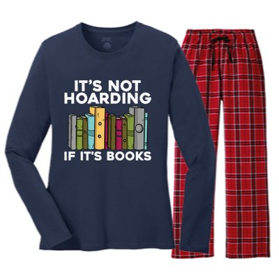 Cool Books Art Men Women Read Books Bookworm Library Reading Women's Long Sleeve Flannel Pajama Set 