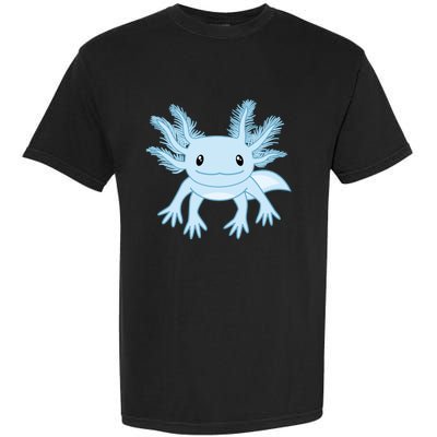 Cute Blue Axolotl Kawaii Aesthetic Axolotls Garment-Dyed Heavyweight T-Shirt