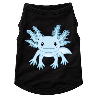 Cute Blue Axolotl Kawaii Aesthetic Axolotls Doggie Tank