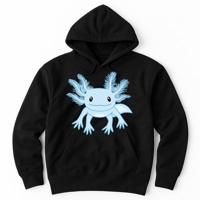 Cute Blue Axolotl Kawaii Aesthetic Axolotls Hoodie