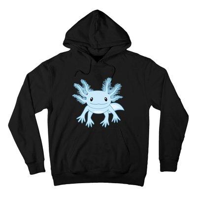 Cute Blue Axolotl Kawaii Aesthetic Axolotls Hoodie