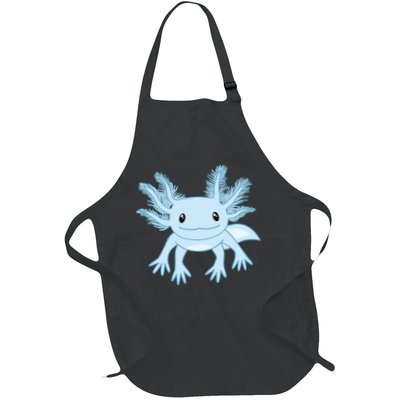 Cute Blue Axolotl Kawaii Aesthetic Axolotls Apron