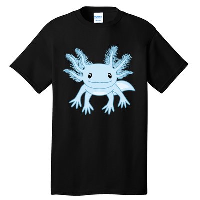 Cute Blue Axolotl Kawaii Aesthetic Axolotls Tall T-Shirt