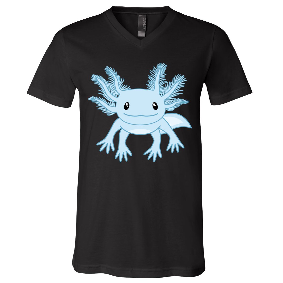Cute Blue Axolotl Kawaii Aesthetic Axolotls V-Neck T-Shirt