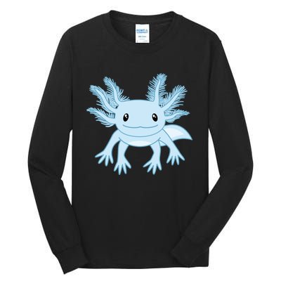 Cute Blue Axolotl Kawaii Aesthetic Axolotls Tall Long Sleeve T-Shirt