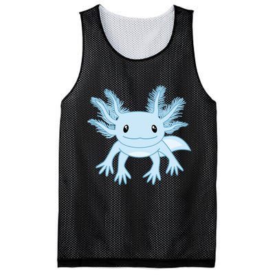 Cute Blue Axolotl Kawaii Aesthetic Axolotls Mesh Reversible Basketball Jersey Tank