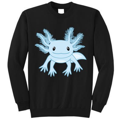 Cute Blue Axolotl Kawaii Aesthetic Axolotls Tall Sweatshirt