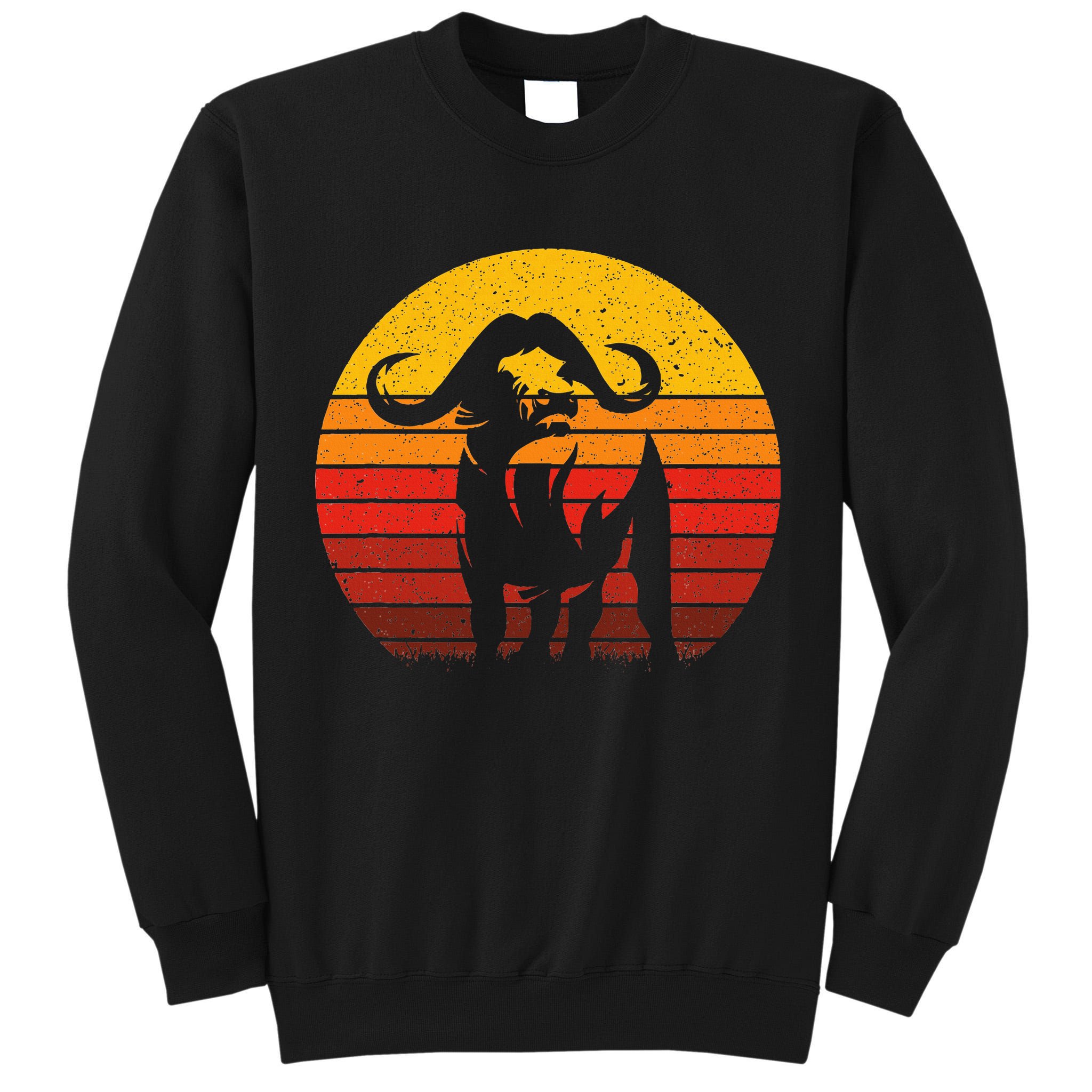 Cape Buffalo Africa Safari Animal Buffalo Tall Sweatshirt