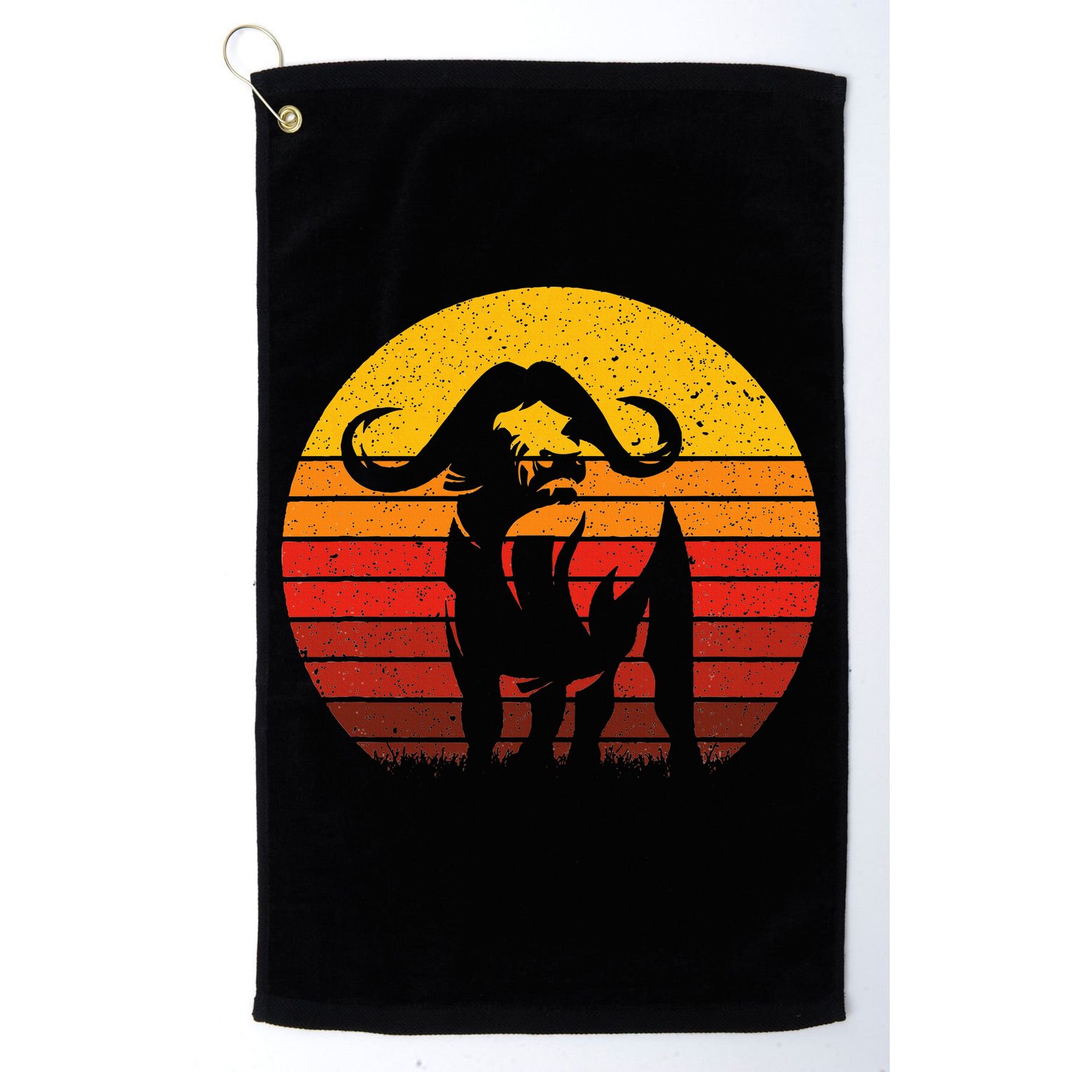 Cape Buffalo Africa Safari Animal Buffalo Golf Towel