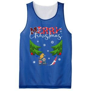 Cat Books And Coffee Funny Gnome And Christmas Tree 1970s Family Gift Mesh Reversible Basketball Jersey Tank